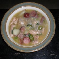 Stewed Chicken With Andouille Sausage