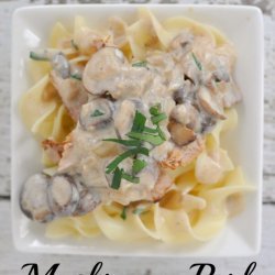 Pork and Mushroom Stroganoff