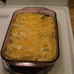 Ryan's Chicken BBQ Green Chilie Enchiladas - Easy