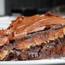 Fudgy Peanut Butter Cake