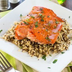 Apricot - Horseradish Salmon