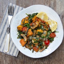 Warm Spinach and Potato Salad