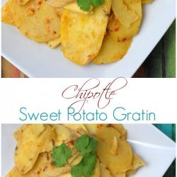 Sweet Potato Gratin With Chipotles