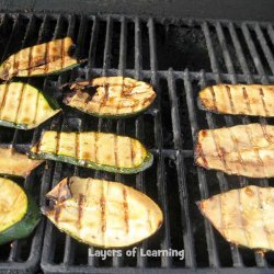 Grilled Marinated Zucchini