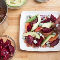 Beet Salad With Avocado, and Orange