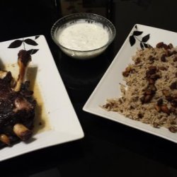 Arabian Roast Lamb Fit for a King and Queen, With Spiced Rice