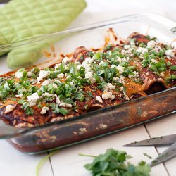 Buffalo Chicken Enchiladas