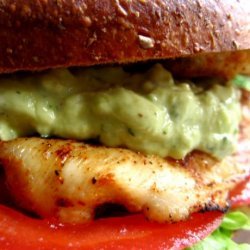 Summer Grilled Chicken Breast Sandwich With Avocado Cilantro May