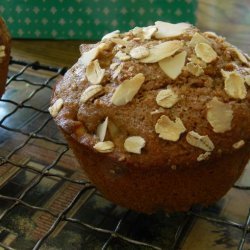 Caramel Apple Almond Muffins