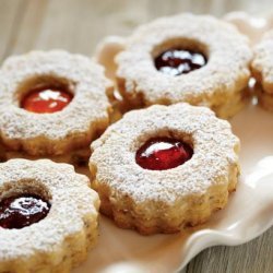 Jam and Hazelnut Cookies