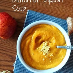 Gingered Butternut Squash Soup