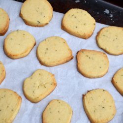 Glazed Rosemary-Lemon Butter Cookies