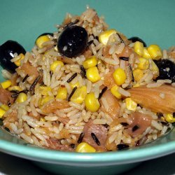 Salmon With Wild Rice