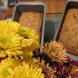 Zucchini Pumpkin Chocolate Chip Bread