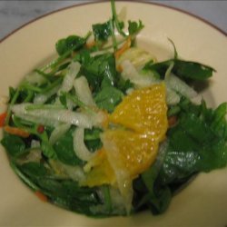 Watercress Salad With Tequila Tangerine Dressing