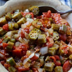 Stewed Okra and Tomatoes