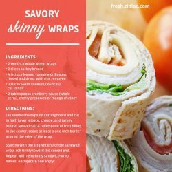 Turkey Swiss Wraps