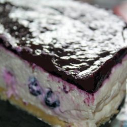 No-Bake Blueberry Cheesecake (Can Be Gluten-Free)