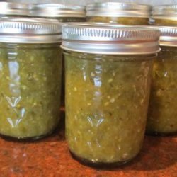 Salsa Verde Made With Green Tomatoes