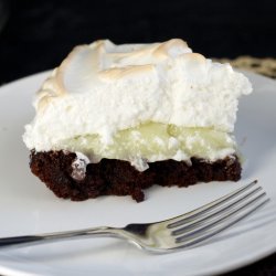 Brownie Meringue Pie