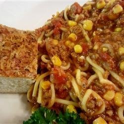 Dad's Spaghetti Soup