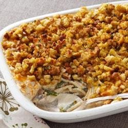 Creamy Stuffing-Topped Turkey