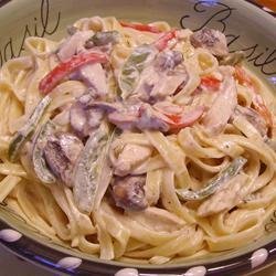 Chicken Primavera Alfredo