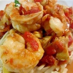 Shrimp Primavera with Sun-Dried Tomatoes