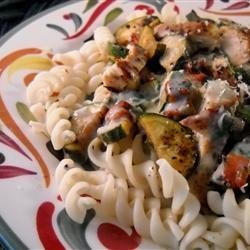 Chicken Zucchini Alfredo