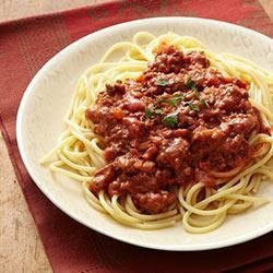 Spaghetti with Easy Bolognese Sauce