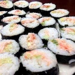 Smoked Salmon Sushi Roll