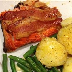 Bacon-Wrapped Salmon