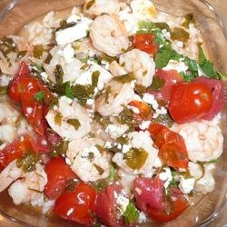 Greek Shrimp Dish From Santorini