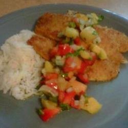 Caribbean Fish With Mango Salsa