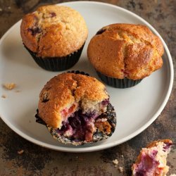 Blueberry Apricot Muffins