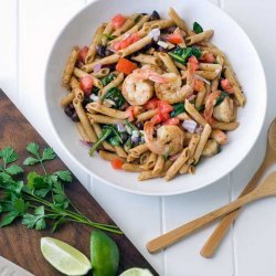 Chili, Lime and Shrimp Pasta Salad