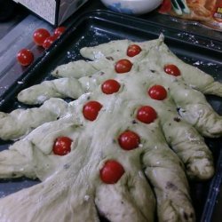 Matcha Christmas Tree Bread