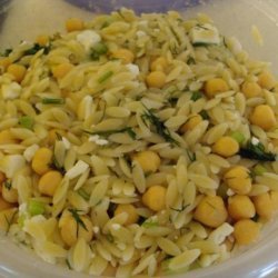 Orzo Salad With Chickpeas, Dill, and Lemon