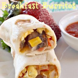 Breakfast Veggie Burrito