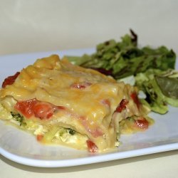 Ham & Cheese Lasagna