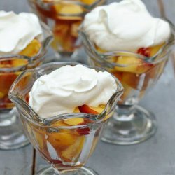 Peaches and Cream Dessert