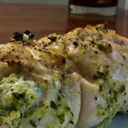 Chicken Stuffed With Broccoli and Goat Cheese