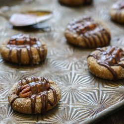 Pecan Caramel Thumbprints