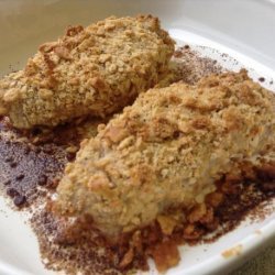 Magic Cracker Mixture on Breaded Pork Chops