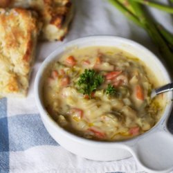 Cheesy Vegetable Soup