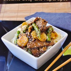 Sesame Beef With Asparagus