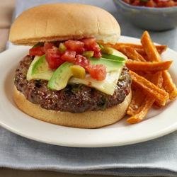 Zesty Salsa Burgers