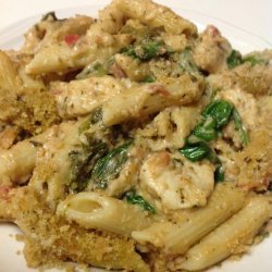 Penne With Chicken and Pesto