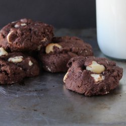 Chocolate Nut Brownie Cookies