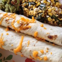 Pork and Green Chili Chimichangas